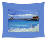 Naples Pier Naples Florida - Tapestry