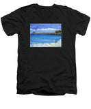 Naples Pier Naples Florida - Men's V-Neck T-Shirt