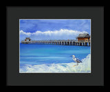 Naples Pier Naples Florida - Framed Print