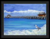 Naples Pier Naples Florida - Framed Print