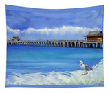 Naples Pier Naples Florida - Tapestry