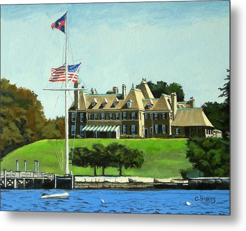 New York Yacht Club Newport Rhode Island - Metal Print