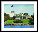 New York Yacht Club Newport Rhode Island - Framed Print