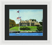 New York Yacht Club Newport Rhode Island - Framed Print