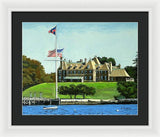 New York Yacht Club Newport Rhode Island - Framed Print