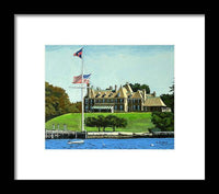 New York Yacht Club Newport Rhode Island - Framed Print