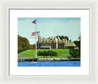 New York Yacht Club Newport Rhode Island - Framed Print