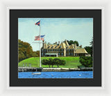 New York Yacht Club Newport Rhode Island - Framed Print