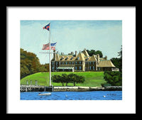 New York Yacht Club Newport Rhode Island - Framed Print