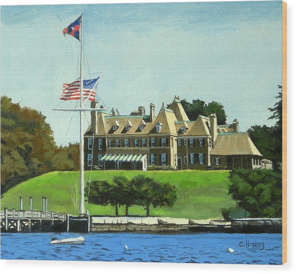 New York Yacht Club Newport Rhode Island - Wood Print