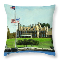 New York Yacht Club Newport Rhode Island - Throw Pillow