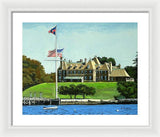 New York Yacht Club Newport Rhode Island - Framed Print