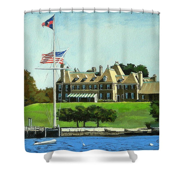 New York Yacht Club Newport Rhode Island - Shower Curtain