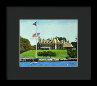 New York Yacht Club Newport Rhode Island - Framed Print