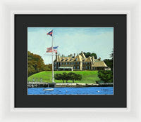 New York Yacht Club Newport Rhode Island - Framed Print