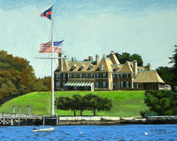 New York Yacht Club Newport Rhode Island - Art Print