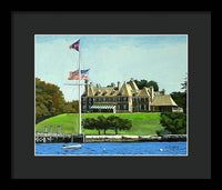 New York Yacht Club Newport Rhode Island - Framed Print