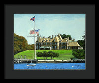 New York Yacht Club Newport Rhode Island - Framed Print