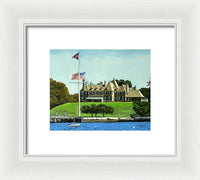 New York Yacht Club Newport Rhode Island - Framed Print