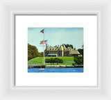 New York Yacht Club Newport Rhode Island - Framed Print