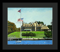 New York Yacht Club Newport Rhode Island - Framed Print