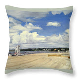 Second Beach Newport Rhode Island - Throw Pillow