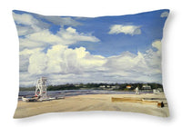 Second Beach Newport Rhode Island - Throw Pillow