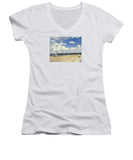 Second Beach Newport Rhode Island - Women's V-Neck