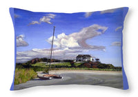 Bailey's Beach Newport Rhode Island - Throw Pillow