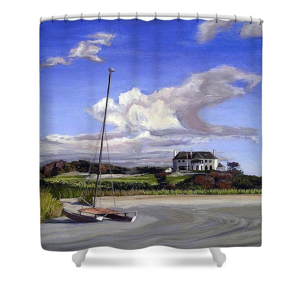 Bailey's Beach Newport Rhode Island - Shower Curtain