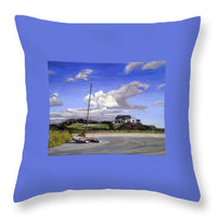 Bailey's Beach Newport Rhode Island - Throw Pillow