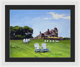 Castle Hill Inn Newport Rhode Island - Framed Print