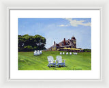 Castle Hill Inn Newport Rhode Island - Framed Print