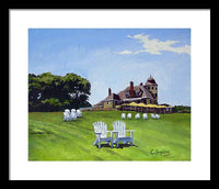 Castle Hill Inn Newport Rhode Island - Framed Print