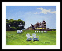 Castle Hill Inn Newport Rhode Island - Framed Print