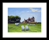 Castle Hill Inn Newport Rhode Island - Framed Print