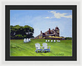 Castle Hill Inn Newport Rhode Island - Framed Print