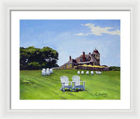 Castle Hill Inn Newport Rhode Island - Framed Print