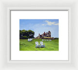 Castle Hill Inn Newport Rhode Island - Framed Print