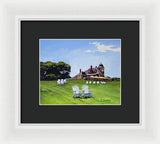 Castle Hill Inn Newport Rhode Island - Framed Print