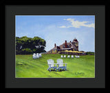 Castle Hill Inn Newport Rhode Island - Framed Print