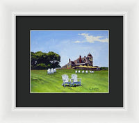 Castle Hill Inn Newport Rhode Island - Framed Print