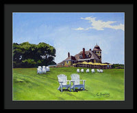 Castle Hill Inn Newport Rhode Island - Framed Print