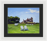 Castle Hill Inn Newport Rhode Island - Framed Print