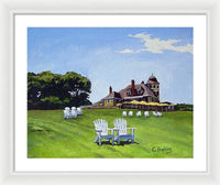 Castle Hill Inn Newport Rhode Island - Framed Print