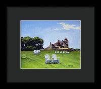 Castle Hill Inn Newport Rhode Island - Framed Print