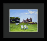 Castle Hill Inn Newport Rhode Island - Framed Print