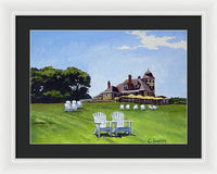 Castle Hill Inn Newport Rhode Island - Framed Print