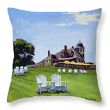 Castle Hill Inn Newport Rhode Island - Throw Pillow