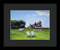 Castle Hill Inn Newport Rhode Island - Framed Print